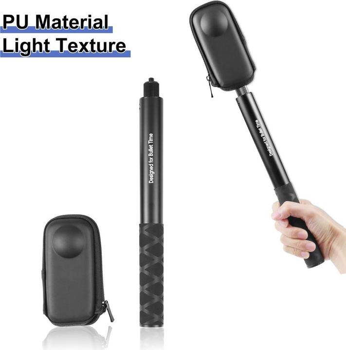 Produktbild König Design Kamera Schutz Hülle Set für Insta360 X3 Linse Case Cover Silikon Tasche Folie (One X2, Insta360 X3)