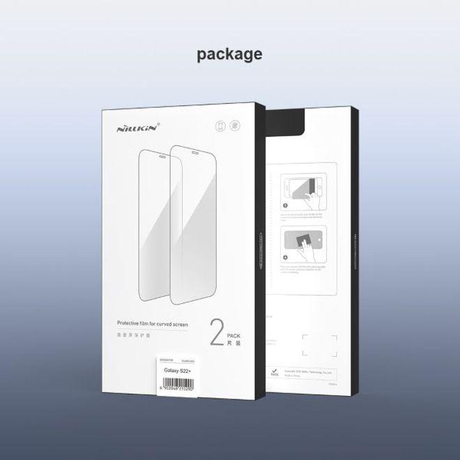 Actual product image Nillkin Galaxy S22+ - 2 pcs. Armored glass front protective film (2 pcs., Samsung Galaxy S22+)