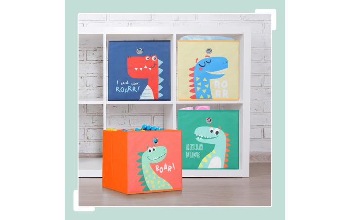 Actual product image Relaxdays 4x Storage Box for Kids