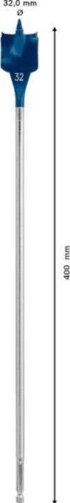 Produktbild Bosch Professional Zubehör EXPERT Self Cut Speed Flachfräsbohrer, 32 x 400 mm (32 mm)