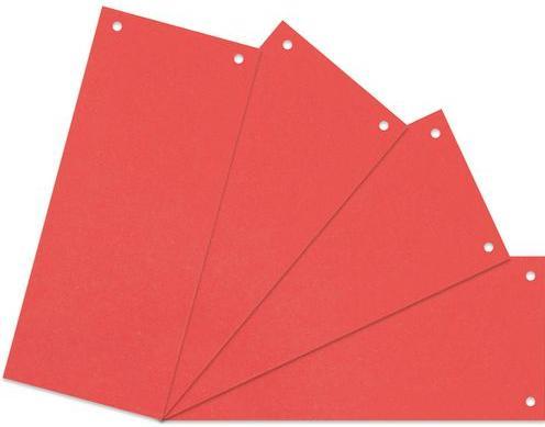 Niceday Divider strips blank 10.5 x 24 cm red manila cardboard