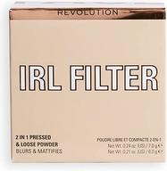 Actual product image Makeup Revolution IRL Filter 2 In 1 Pressed & Loose Soft Focus Powder (Translucent)