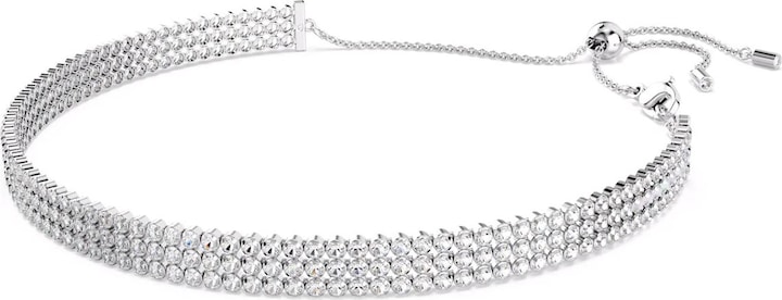 Produktbild Swarovski Matrix Tennis Choker Rundschliff Weiss (Swarovski Metall)