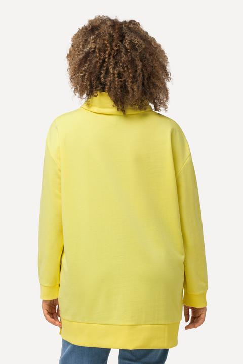 Produktbild Ulla Popken Sweatshirt, 3D-Prägung, Oversized, Stehkragen, Langarm (50, 52)