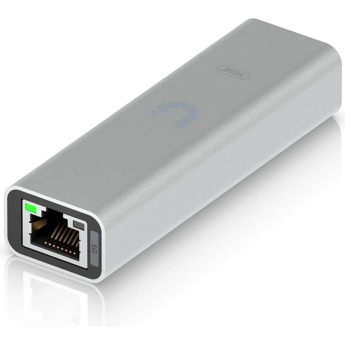 Ubiquiti 5G Ethernet Adapter (USB-C, RJ45 (1x)), Netzwerkadapter, Grau