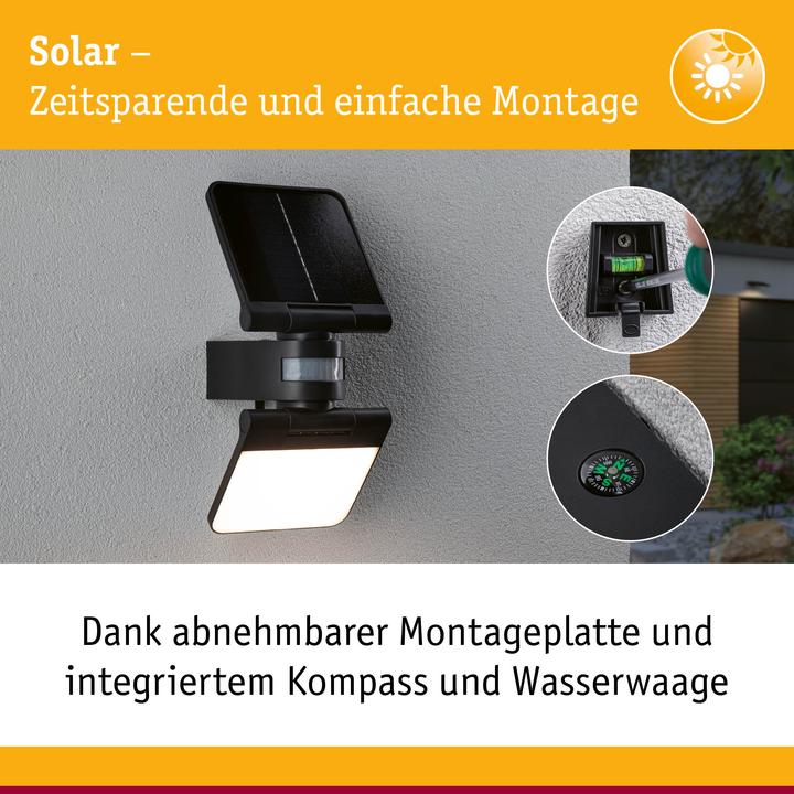 Actual product image Paulmann Lesly solar wallwasher (1600 lm, IP65)