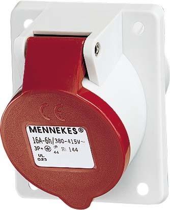 Produktbild Mennekes MEN 154 16A4P 6H400V Anbaudose TwinCONTACT IP44