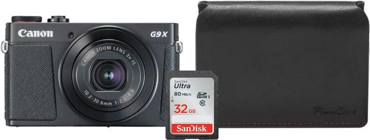 Produktbild Canon PowerShot G9 X Mark II inkl. Tasche & 32GB SD Karte