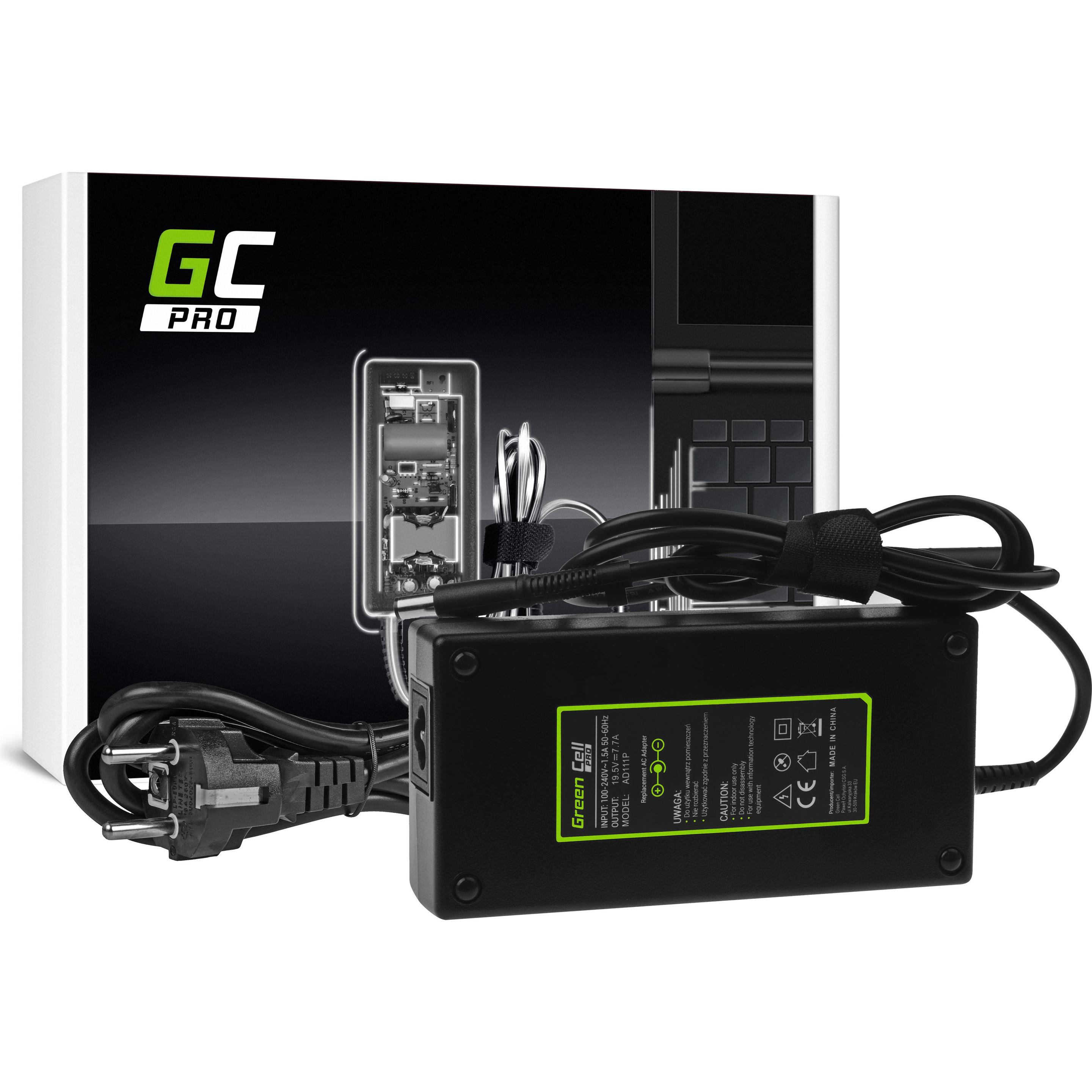 GreenCell AD111P (150 W), Notebook Netzteil, Schwarz