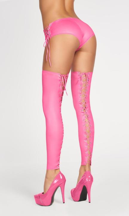 Produktbild 7 Heaven halterlose Strümpfe in pink (XL)
