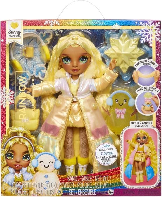 Actual product image Rainbow High - Winter Wonderland Doll- Yellow (120858)