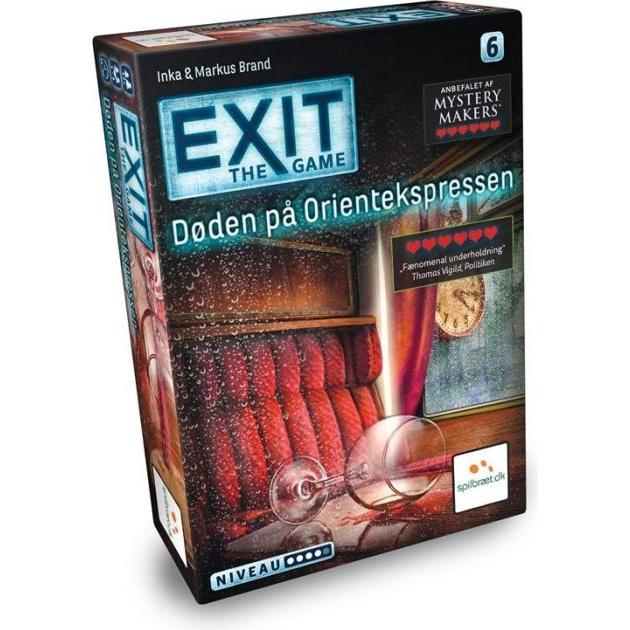 Spilbraet EXIT 6: Døden På Orientekspressen - Escape Room Spil (danese) (LPFI0194) (Tedesco)