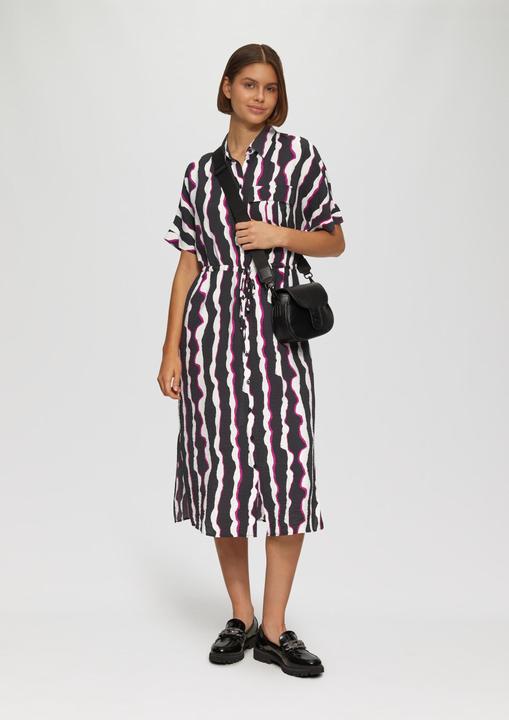 Produktbild S.Oliver Kleid Hemd-Kleid mit Crêpestruktur (34)