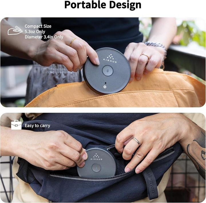 Actual product image Airhug USB-Mikrofon mit AI-Rauschunterdrückung