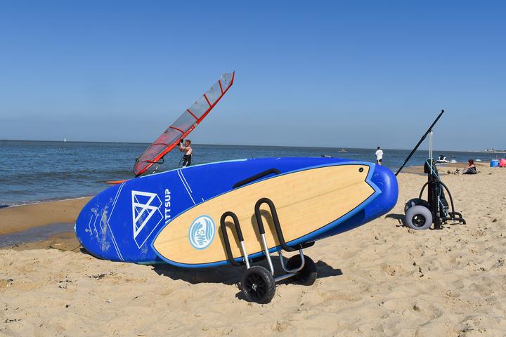 Produktbild 9WS Chariot de transport alu pour 2 paddle - chariot en M