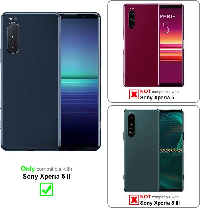 Image du produit Cadorabo Chaîne de téléphone portable pour Sony Xperia 5 II Necklace Coque