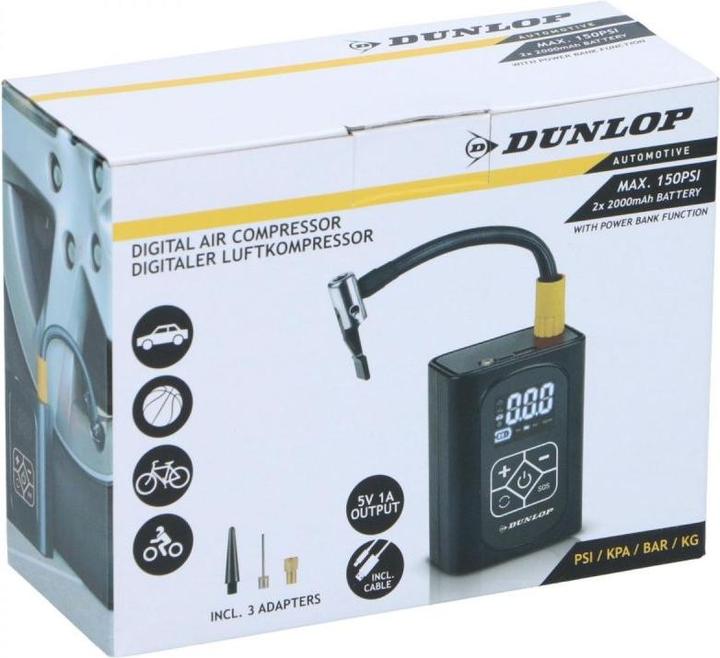 Actual product image Dunlop Digital air compressor
