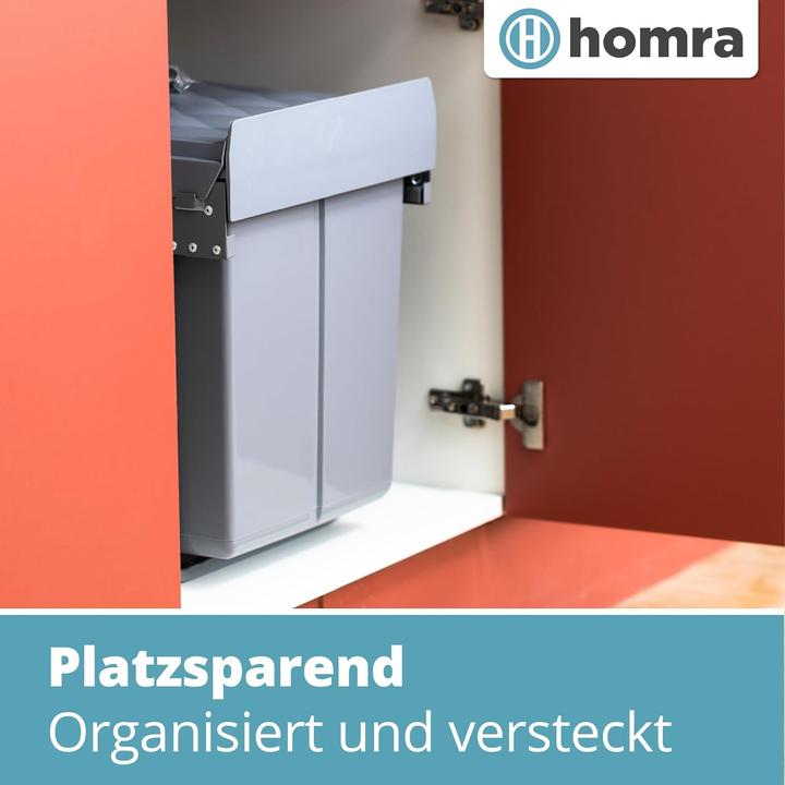 Produktbild Homra Ausziehbares Müll-Trennsystem (40 l)