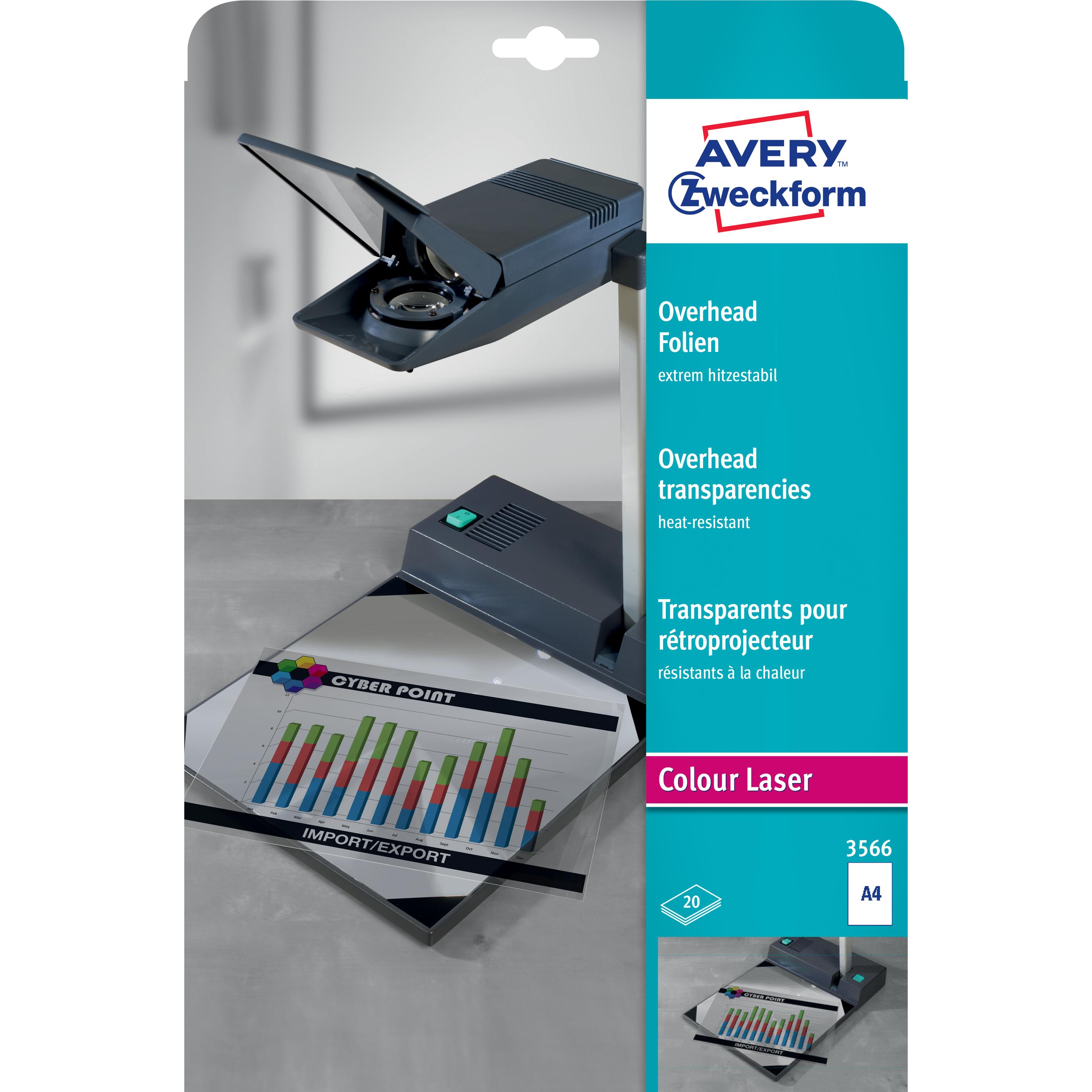 Avery Overhead-Folien (20 x) (3566)