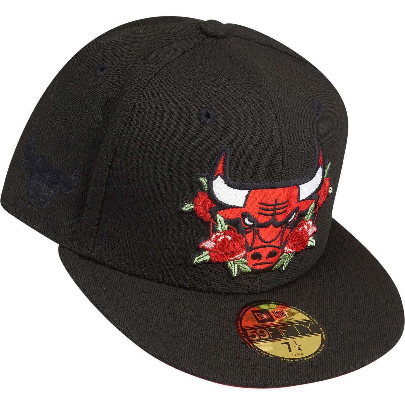 Thumbnail - New Era, Herren, Cap, 59Fifty Fitted Cap - ROSES Chicago Bulls - 8, Schwarz, (8)