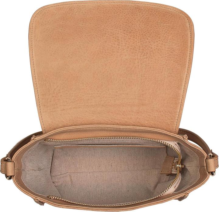 Actual product image Kate Moss Dune Mini Fleya Shoulder Bag, Practical Compartmented Leather Organizer