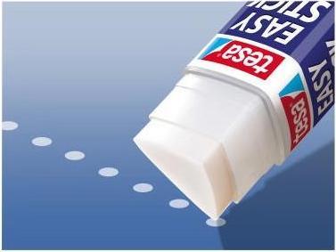 Actual product image tesa EASY STICK ecoLogo glue stick, triangular, odourless glue stick for paper / cardboard