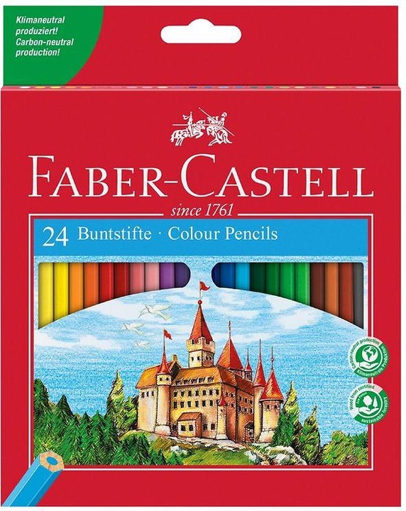 Faber-Castell Farbstifte Classic (Mehrfarbig, 24 x)