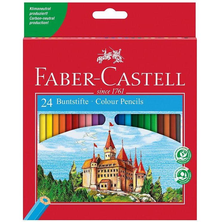 Faber-Castell, Malstifte, Farbstifte Classic (Mehrfarbig, 24 x)