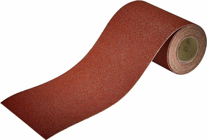 Actual product image wolfcraft 1 adhesive sandpaper roll, K80, 4mx115mm (80)