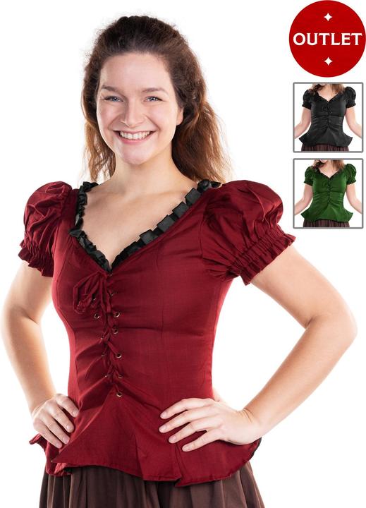 Actual product image Metamorph Kurzarm Mittelalterbluse - Kristin (S)