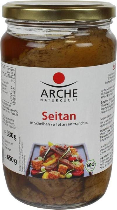 Seitan in Scheiben im Glas Bio (330 g)