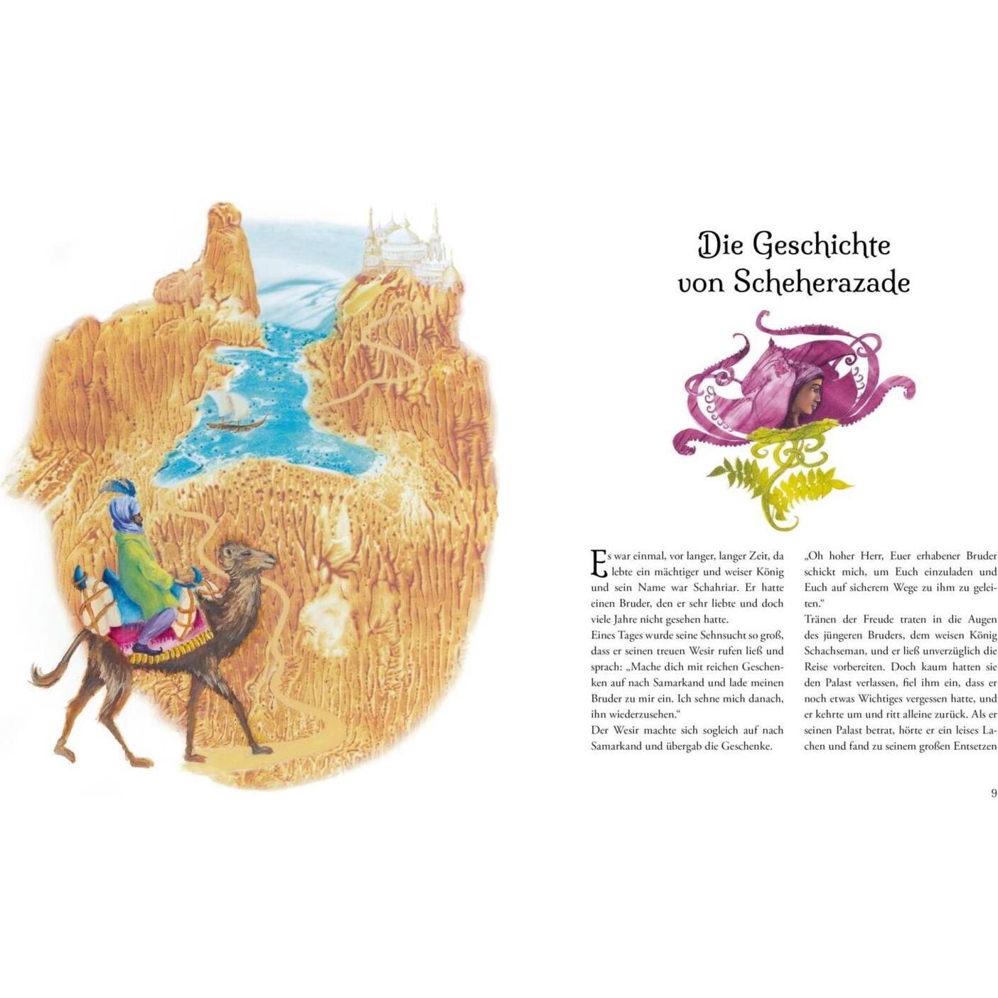 Thumbnail - Die schönsten Märchen aus 1001 Nacht, Kinderbücher von Kathrin Treuber, Angelika Lukesch
