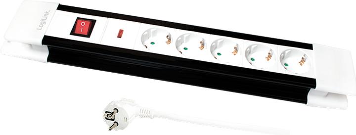 Actual product image LogiLink socket strip (5x, CEE 7/3, 3 m)