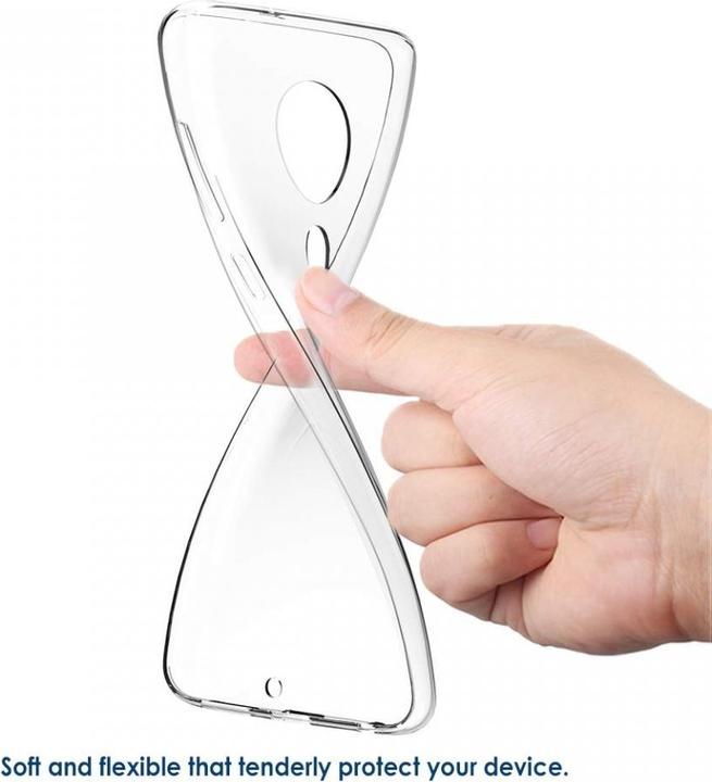 Actual product image Screenguard Motorola Moto G7 Plus Flexible TPU Clear Case (Motorola Moto G7 Plus)