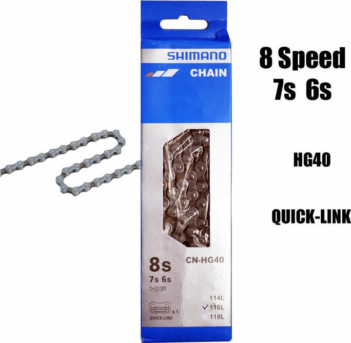 Actual product image Shimano Cn-Hg40 (7-speed, 8-speed)