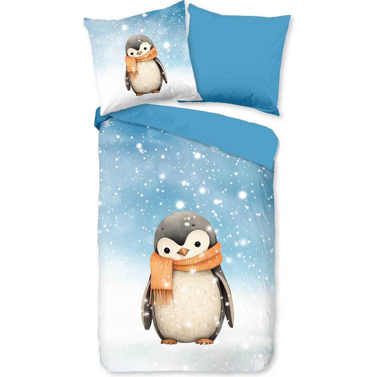 Traumschlaf, Bettwäsche, Pinguin (Bettwäsche Set, 135x200 cm + 80x80 cm)