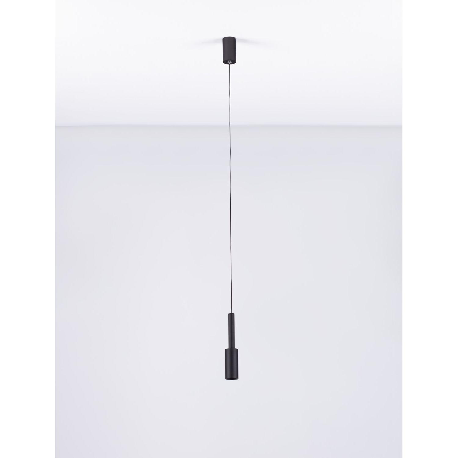 Thumbnail - Nova Luce, Pendelleuchte, JOY LED Pendelleuchte Schwarz 7W Warmweiss 200x4cm 9010228