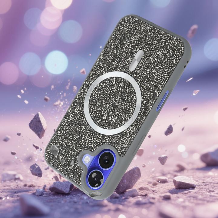 Image du produit Cadorabo Coque pour Apple iPhone 16 Paillettes Scintillant Design (Apple iPhone 16)