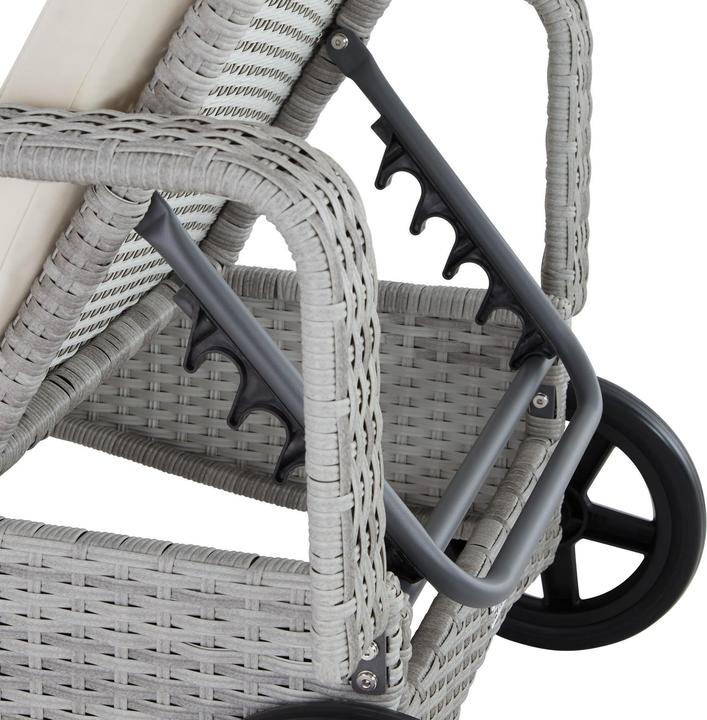 Image du produit tectake Chaise longue (200 cm)