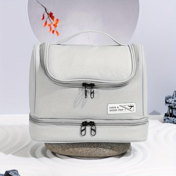 Actual product image Only-Bags.Store Separate dry and wet toiletry bag, travel cosmetics storage bag with a large