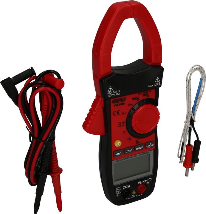 Produktbild KS Tools Digital Amperezangen Satz 1000A 3 teilig (Zangenstrommesser)