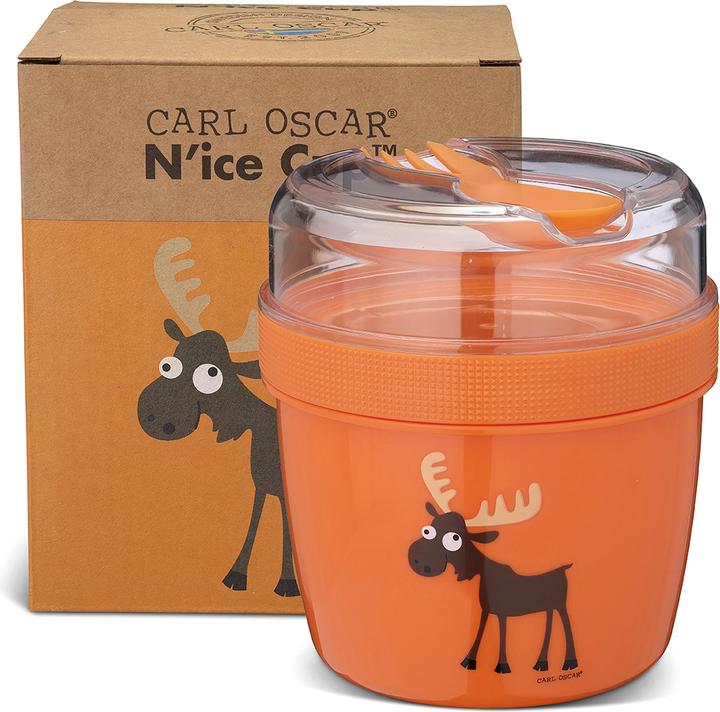 Produktbild Carl Oscar Nice Cup ™ L Orange-Moose breakfast container with cooling insert