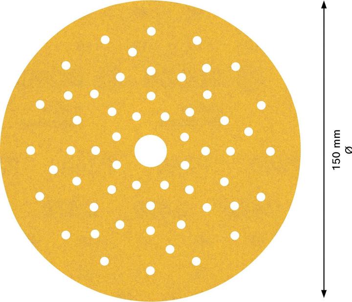 Image du produit Bosch Professional Zubehör Papier abrasif Expert C470 multi-trous pour ponceuse excentrique, 150 mm, G 240, 50 pcs. (240)