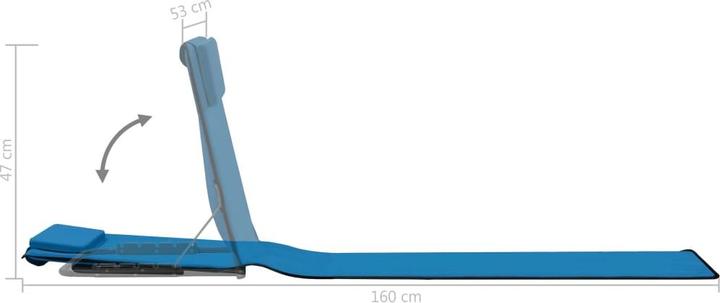 Immagine prodotto vidaXL Strandmatte (56 cm)