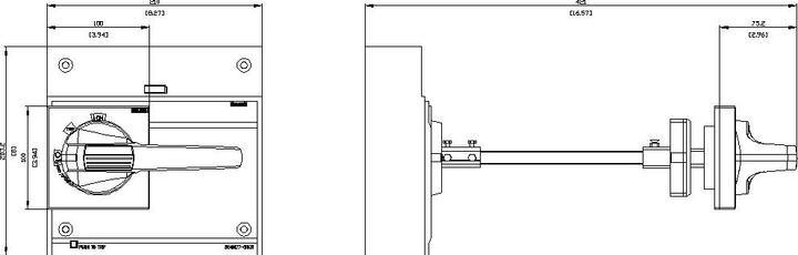 Actual product image Siemens Door coupling rotary drive
