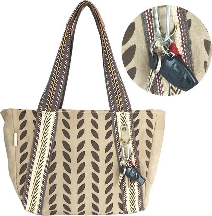 Produktbild Sunsa Schultertasche Handtasche Shopper No.64 Canvas recycelt (14.50 l)