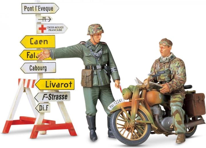 Actual product image Tamiya 1:35 Diorama set motorcycle m.Wegwei.(2)
