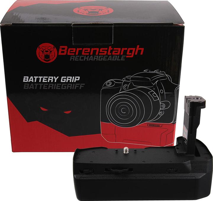 Actual product image Berenstargh Batteriegriff für Blackmagic 4K 6K für 3 Akkus LP-E6N inkl. USB C Netzteil (Battery grip)