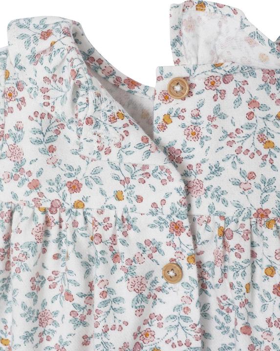 Image du produit Vertbaudet Baby-Set: Kleid mit Blumenmuster & Strumpfhose (62)