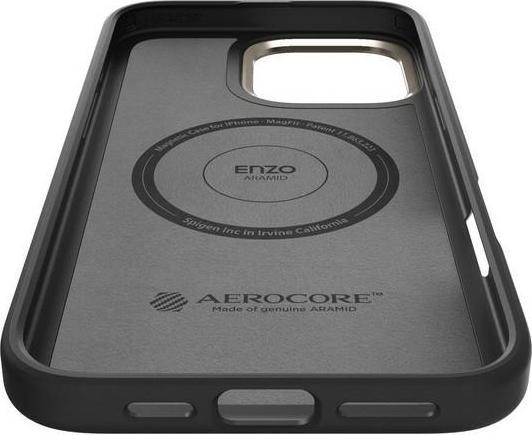 Immagine prodotto Spigen Custodia Enzo Aramid Magsafe per iPhone 16 Pro Max 6,9" nero/naturale (Apple iPhone 16 Pro Max)